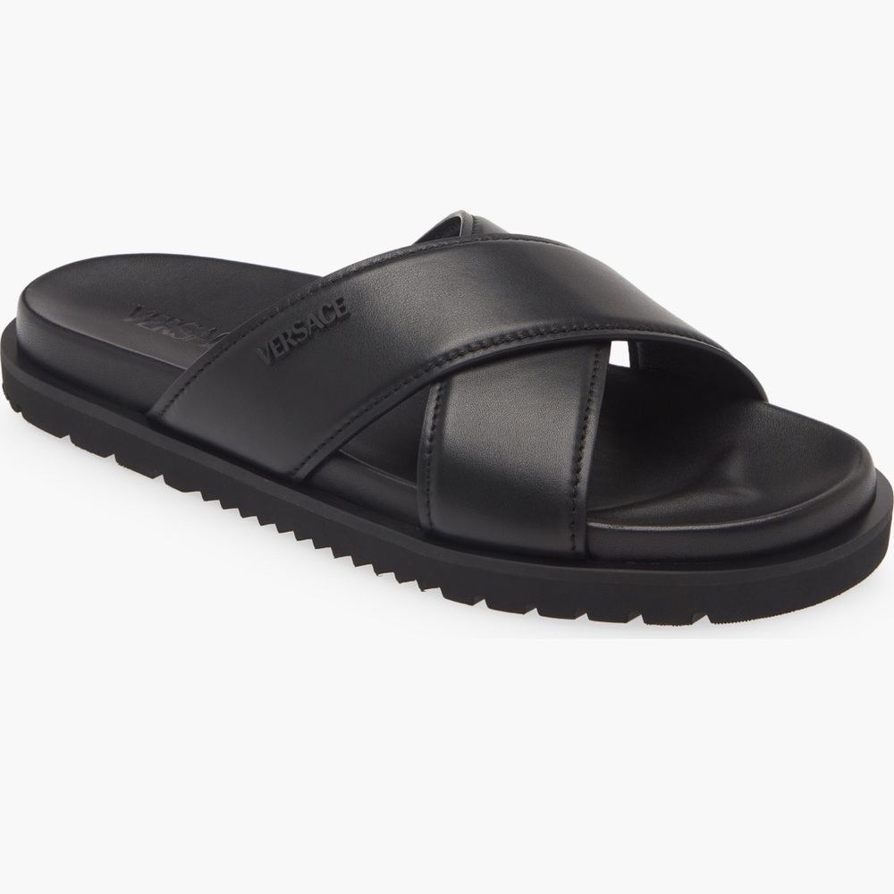 Versace Black Rubber Sole